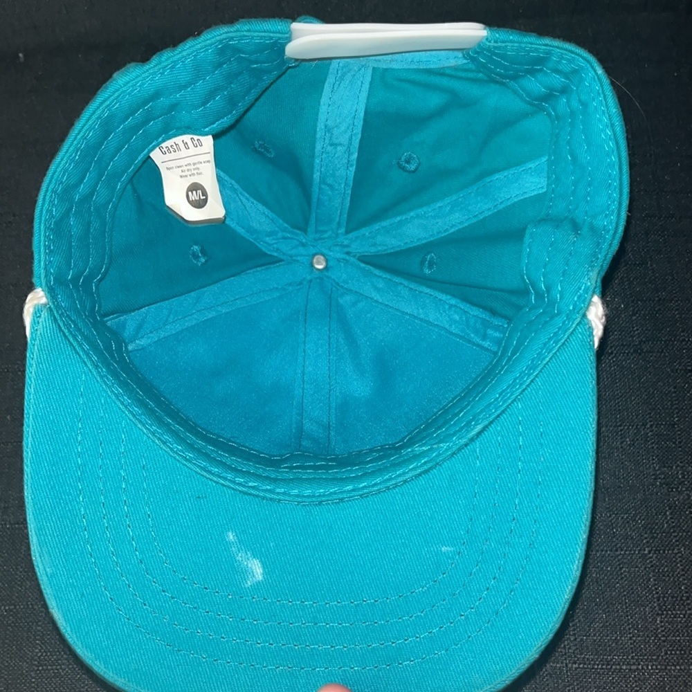Cash and Co little kid teal surf snap back hat some signs of wear see pics M/L. - Picture 2 of 6